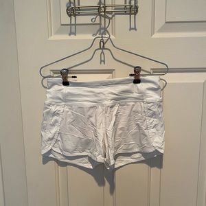White Lululemon Shorts
